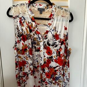 Market & Spruce Cassie Crochet Tank Top